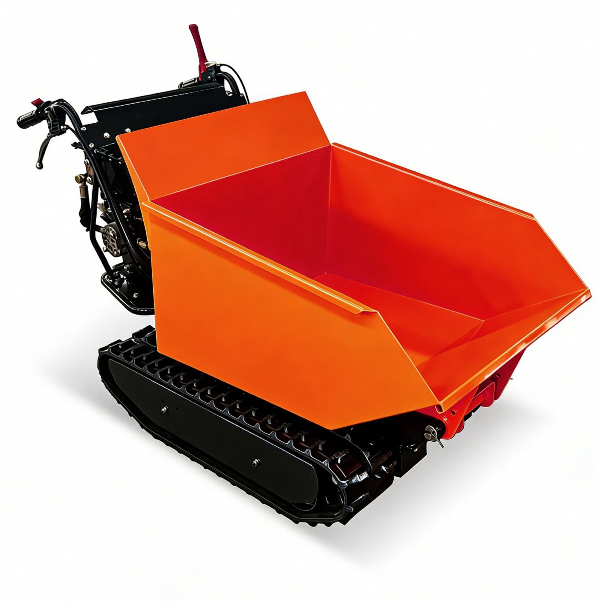 1100lbs Capacity 10HP Gas Powered Track Mini Dumper