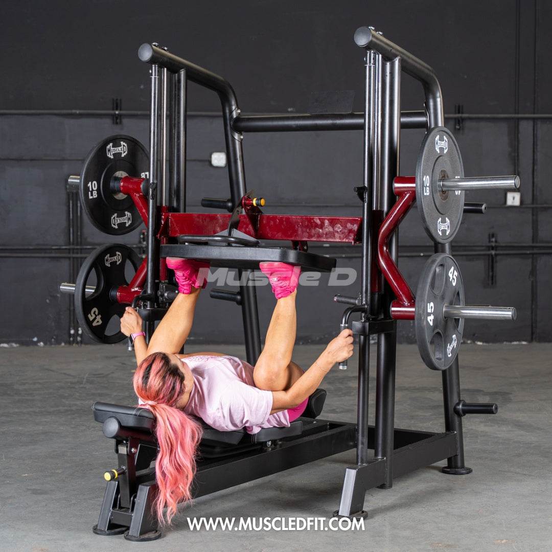 Power Leverage V2 Vertical Leg Press by Muscle D Fitness | Commercial Gym - Machine Horizon