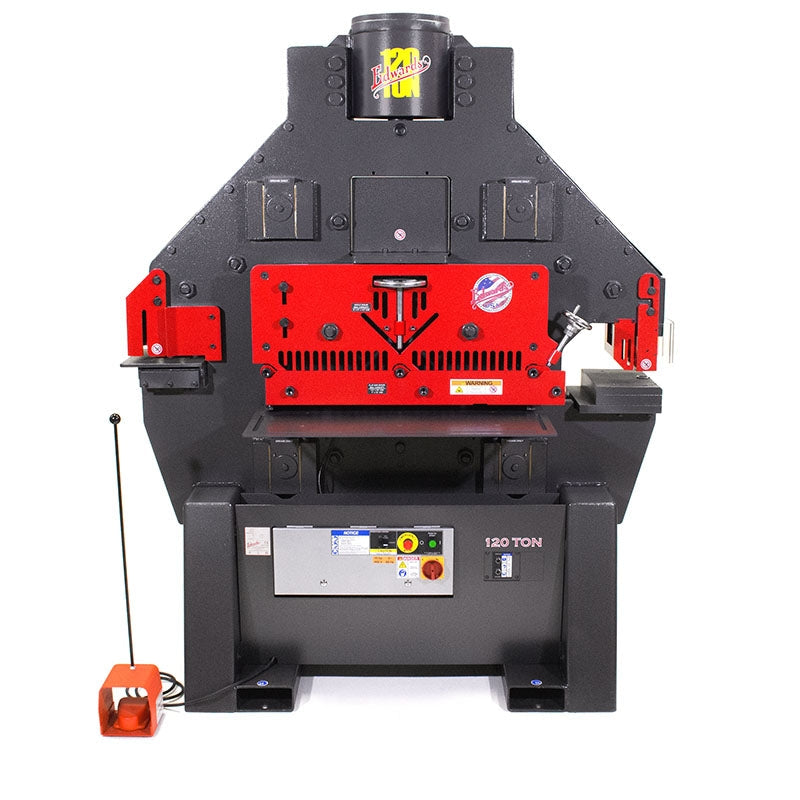 Edwards Ironworkers 120 Ton Ironworker 3 Phase, 460 Volt with PowerLink IW120-3P460-AC900