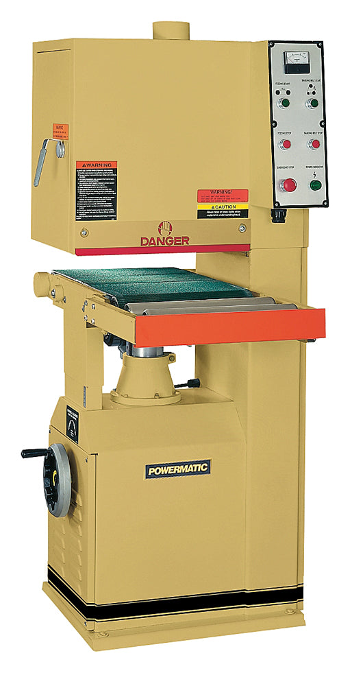 Powermatic 1791250 1632, 5HP, 1Ph, 230V (1/4HP, 1Ph Feed Motor) Sander (Woodworking)