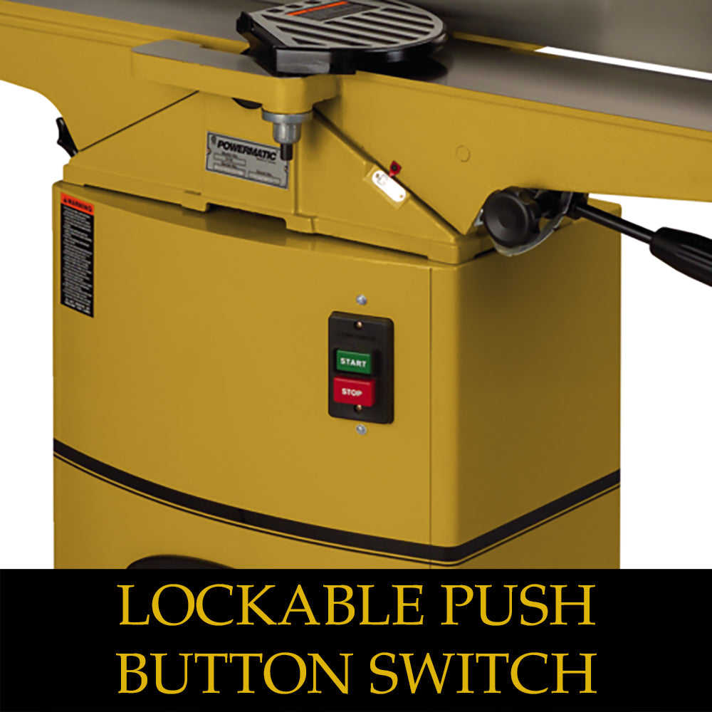 1791317K, Powermatic 54HH 6" Jointer, 1HP 1Ph 115/230V, w/ Helical Cutterhead (Woodworking)