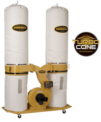 Powermatic PM1900TX-BK1 Dust Collector with 30-Micron Bag Filter Kit, 3HP, 1PH, 230V 1792071K