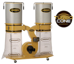 1792074K Powermatic PM1900TX-CK3 Dust Collector, 3HP 3PH 230/460V, 2-Micron Canister Kit