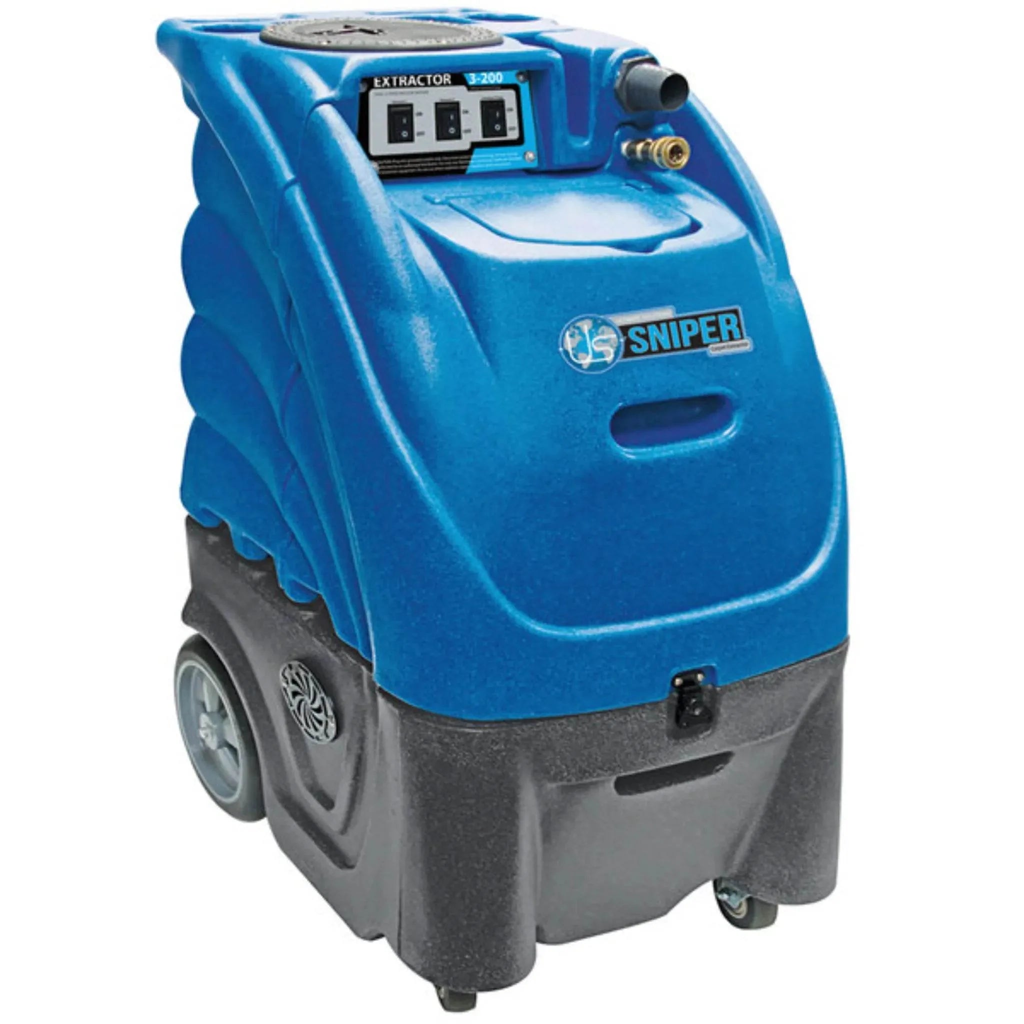 Sandia Sniper 80-2200 Carpet Extractor – 200 PSI, Dual 2-Stage, 12-Gallon