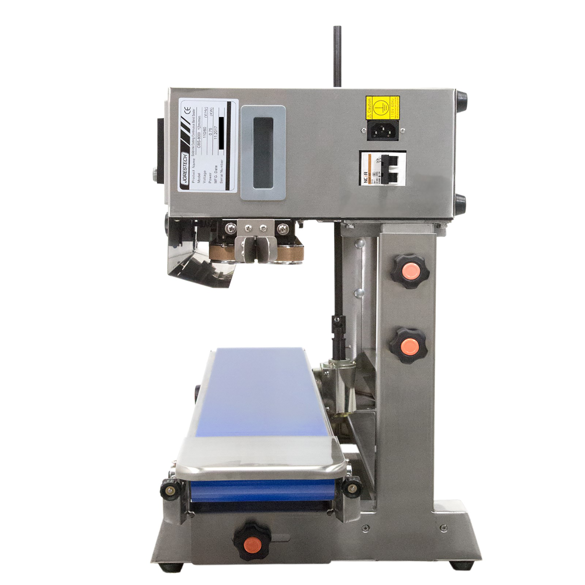 Jores Technologies 220V Stainless Steel Digital Continuous Band Sealer 800 with Coder