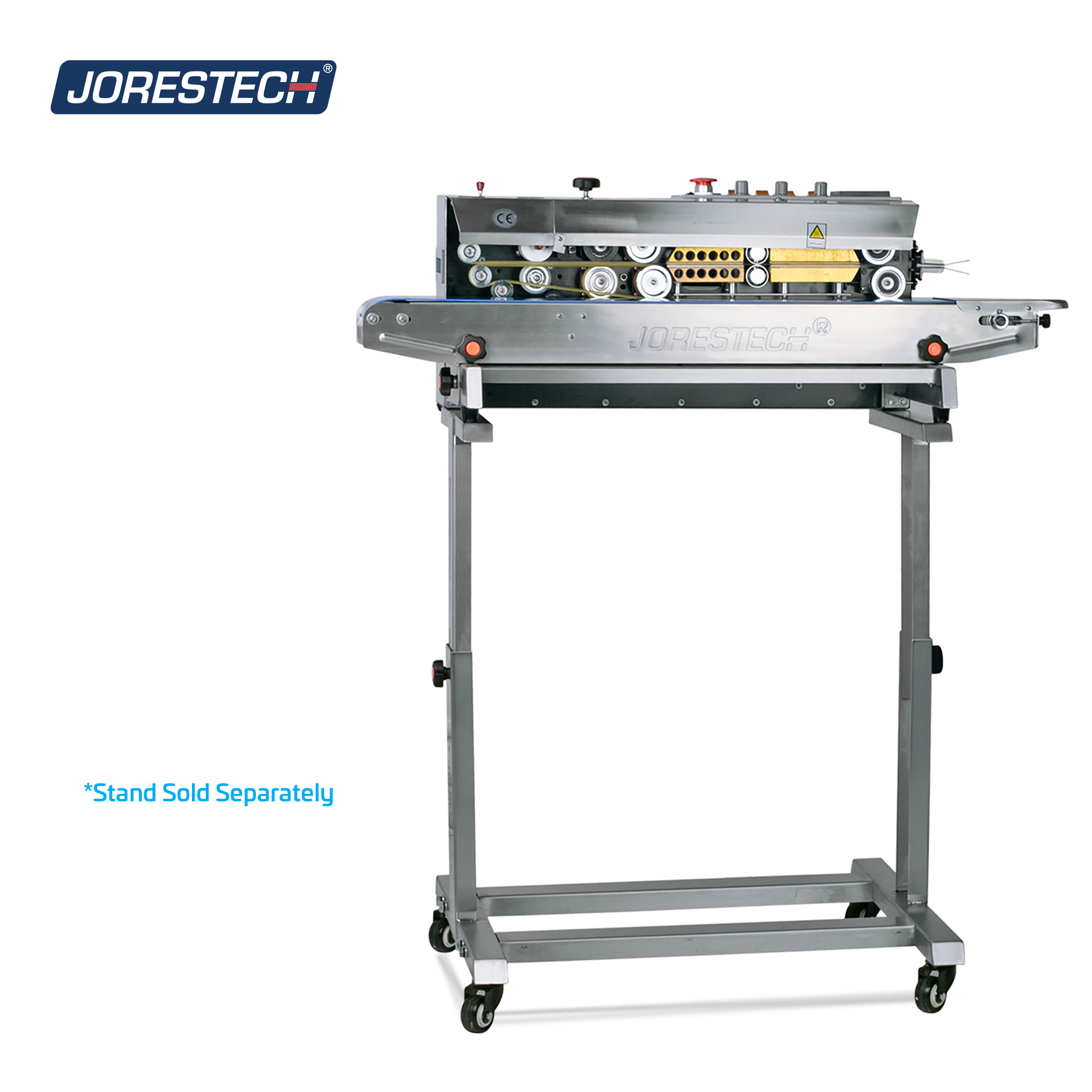 Jores Technologies 220V Stainless Steel Digital Continuous Band Sealer 800 with Coder