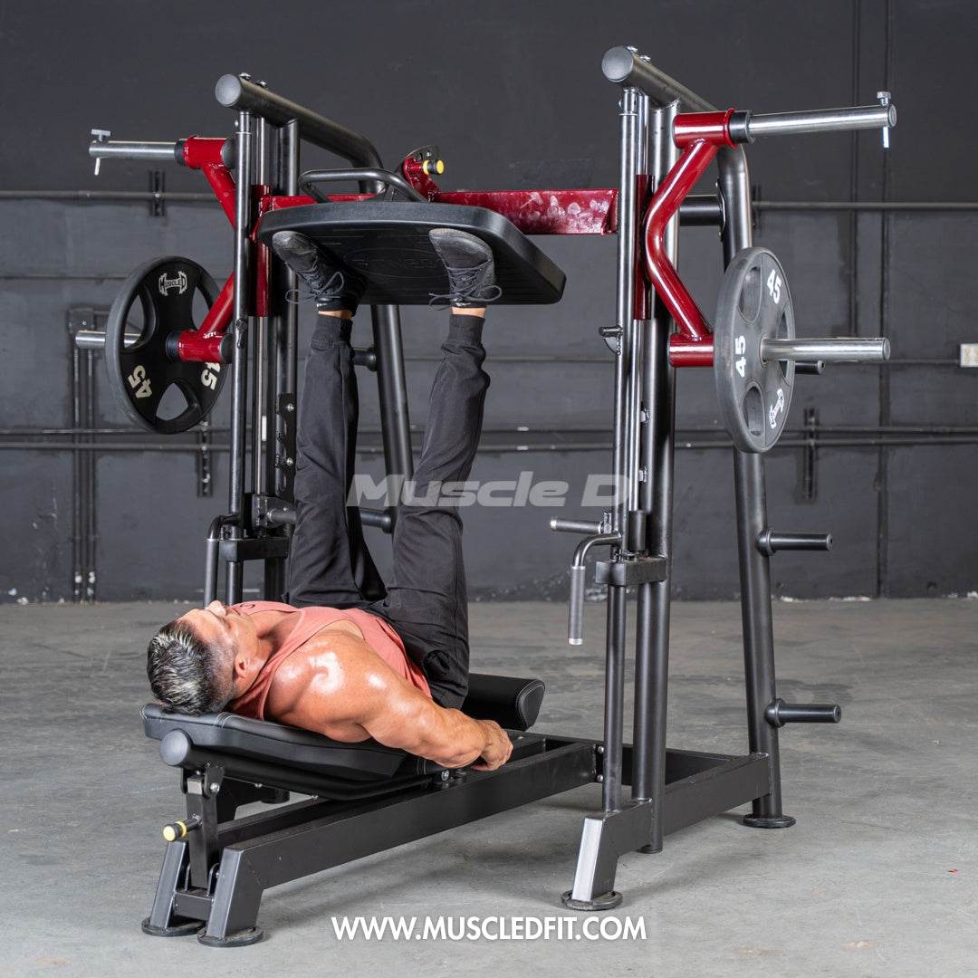 Power Leverage V2 Vertical Leg Press by Muscle D Fitness | Commercial Gym - Machine Horizon