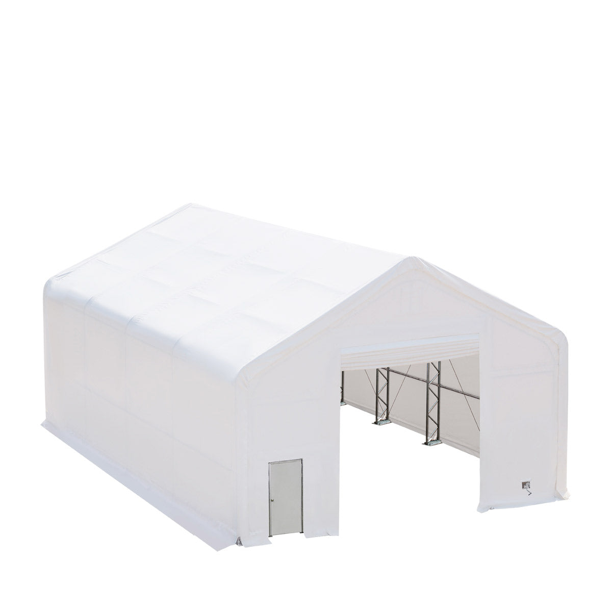 30' x 40' Dual Truss Storage Shelter with Heavy Duty 17 oz PVC Cover TMG-DT3042(Previously TMG-DT3041)