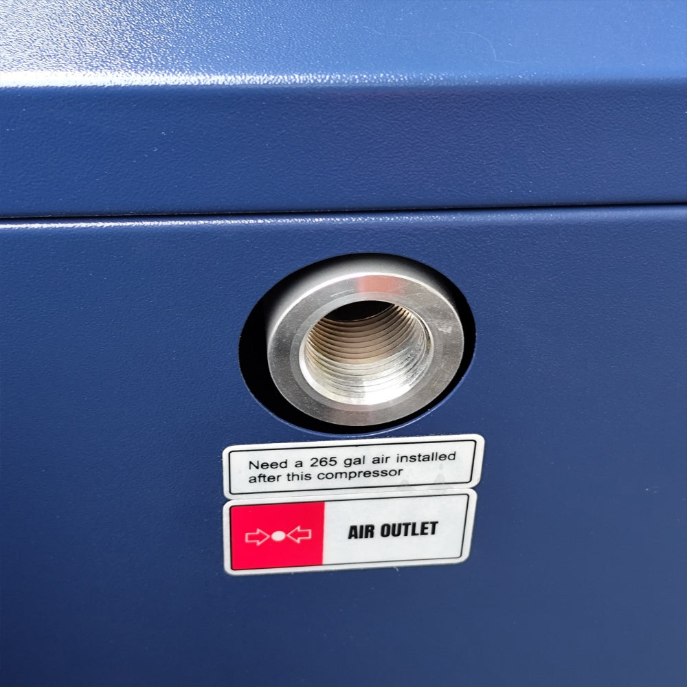 123CFM Rotary Screw Air Compressor, 30HP, 125PSI, 460V 3PHASE 60HZ
