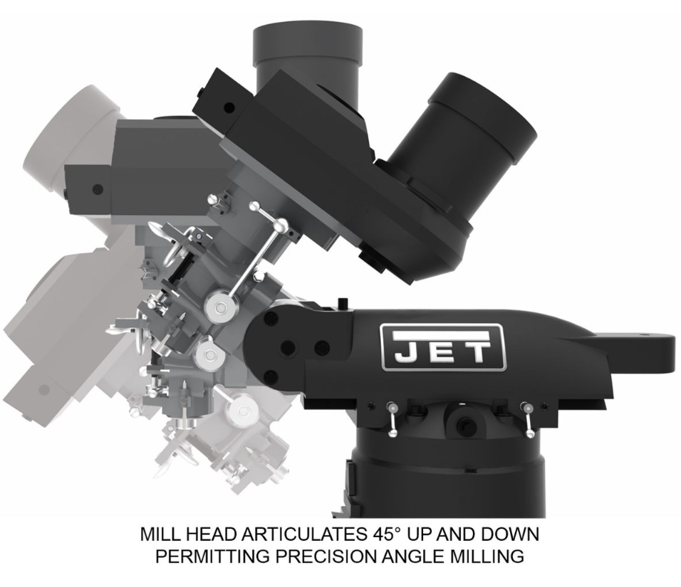 Jet ETM-949EVS, Elite 9x49 Electronic Variable Speed Mill 894050