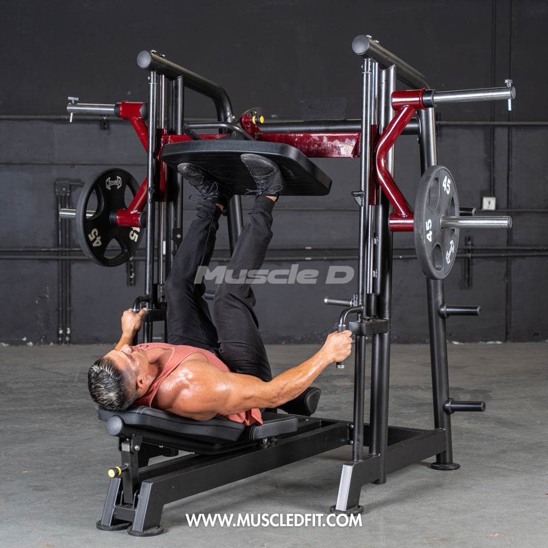 Power Leverage V2 Vertical Leg Press by Muscle D Fitness | Commercial Gym - Machine Horizon