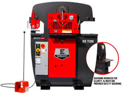 Edwards Ironworkers 55 Ton Ironworker, 1 Phase, 230 Volt, Coper Notcher 55231012