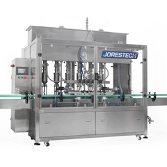 Jores Technologies 6 Head Inline Piston Filling System with Conveyor – 1000ml