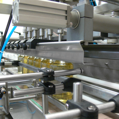 Jores Technologies 6 Head Inline Gravity Filling System with Conveyor - 1000 ml
