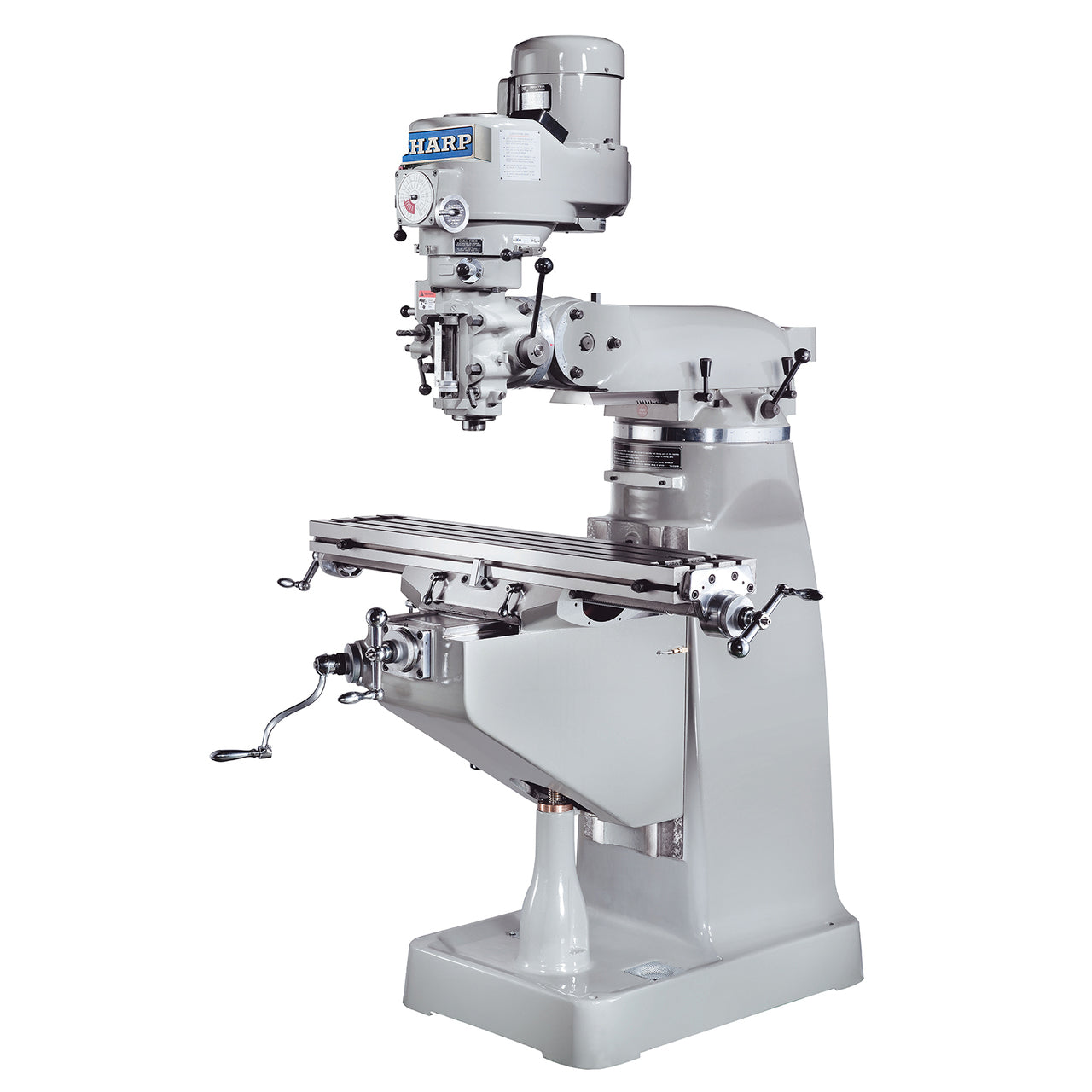 Sharp Industries Vertical Knee Mill 9" x 42" - LMV-42