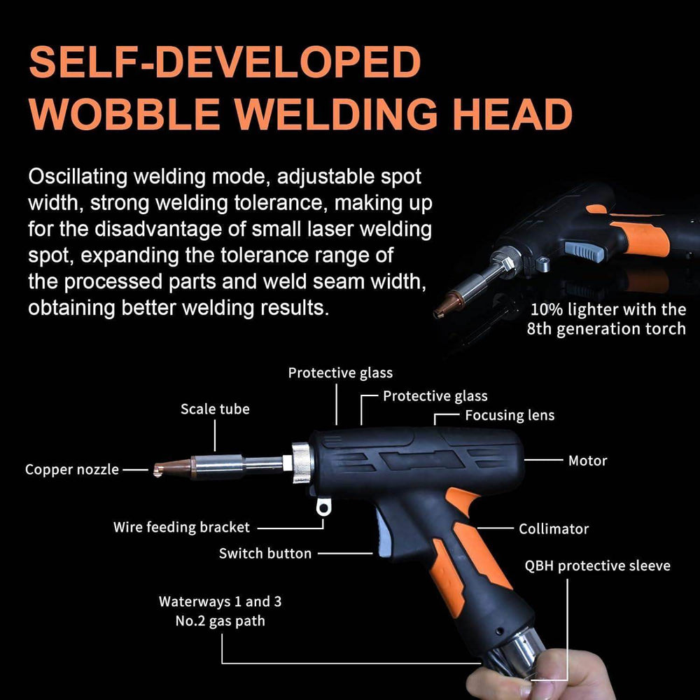 HEROLASER 1000W Air-Cooled Handheld Laser Welder : eH10L-MM01 - Machine Horizon