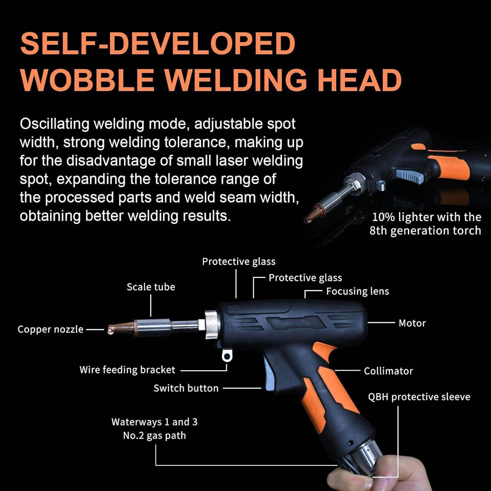 HEROLASER 2000W 3-in-1 Handheld Laser Welding Machine : eH20L-MM01 - Machine Horizon