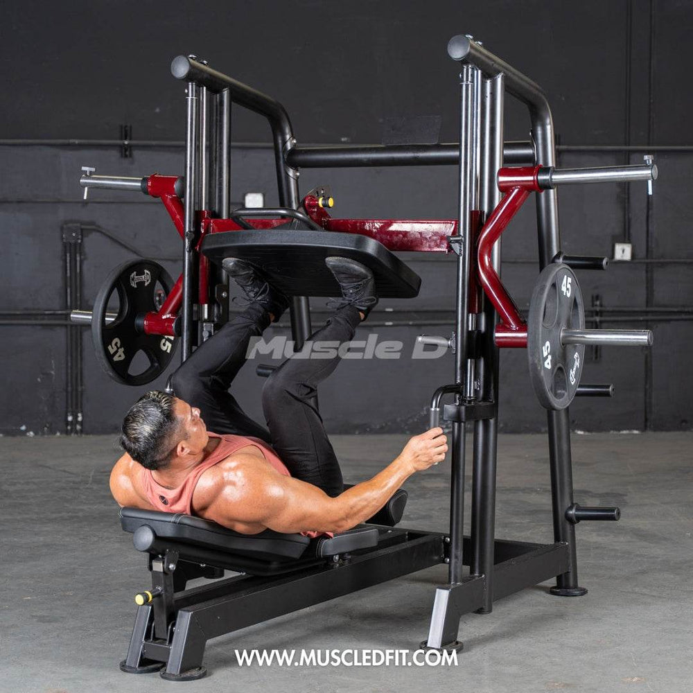 Power Leverage V2 Vertical Leg Press by Muscle D Fitness | Commercial Gym - Machine Horizon