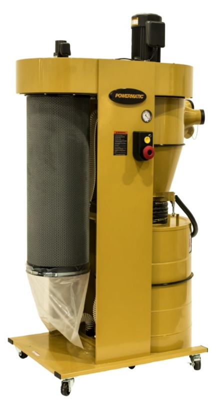 Powermatic PM2200 Cyclonic Dust Collector with HEPA Filter, 3HP 1792200HK