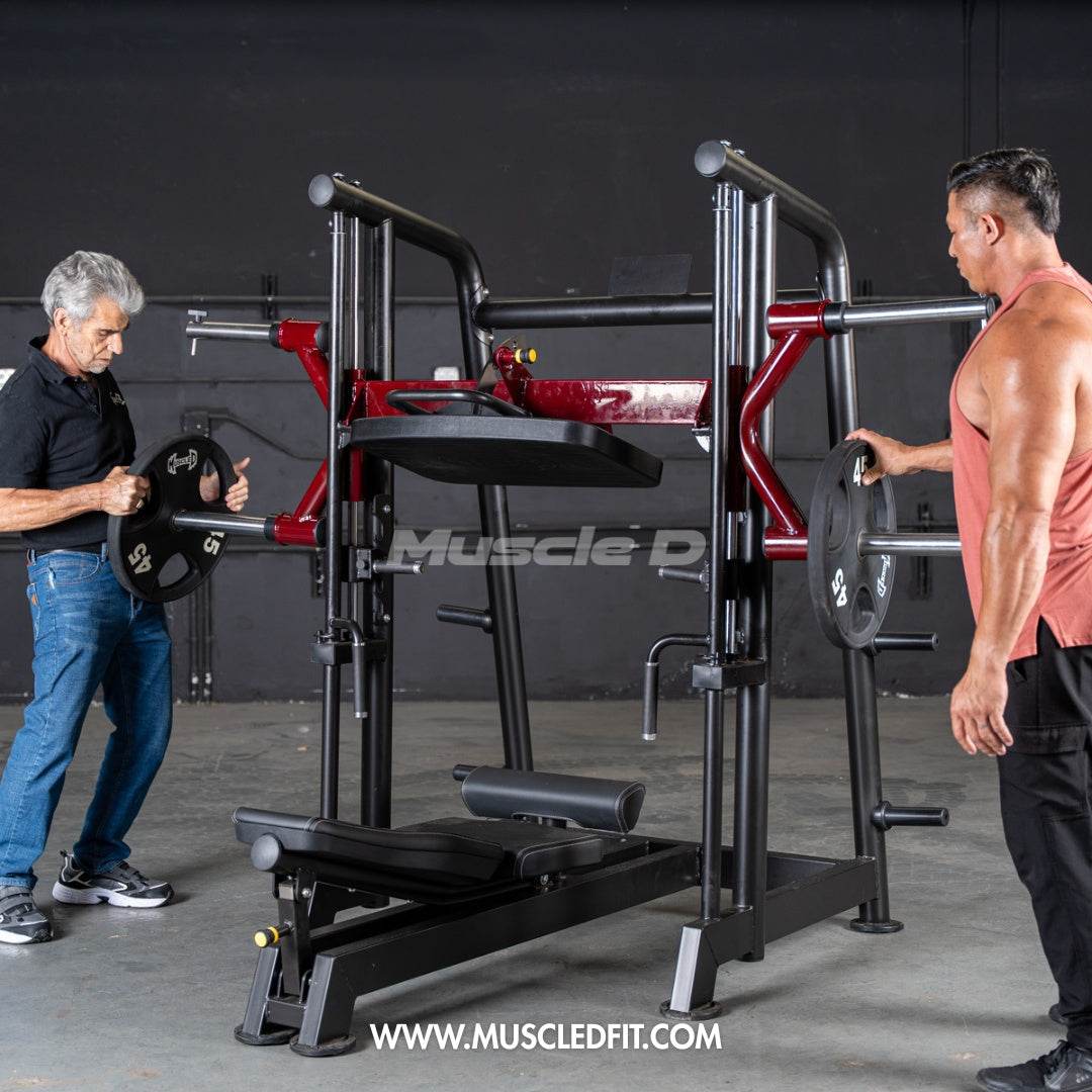 Power Leverage V2 Vertical Leg Press by Muscle D Fitness | Commercial Gym - Machine Horizon