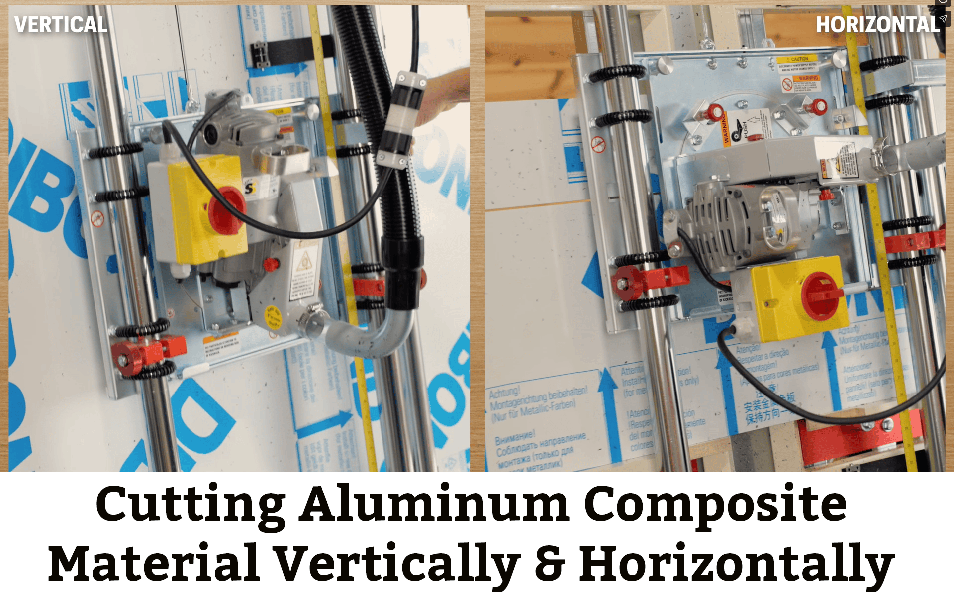 Safety Speed | ACM Panel Saw and Router Combo | SR5UA
