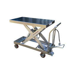 Vestil Partially Stainless Steel Air Cart 1750 Lb. Capacity Silver-AIR-1750-PSS