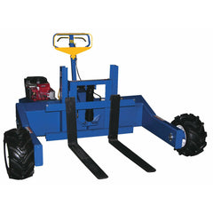 Vestil Steel Gas Powered All-Terrain Pallet Truck 48 In. Fork Length 2000 Lb. Capacity Blue -ALL-T-2-GPT-L