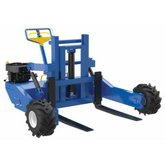 Vestil P Steel Heavy Duty 344CC Gas Power With Powered Tilt All-Terrain Pallet Truck 36 In. Fork Length 4000 Lb. Capacity Blue -T-4-GPT-PT-HD