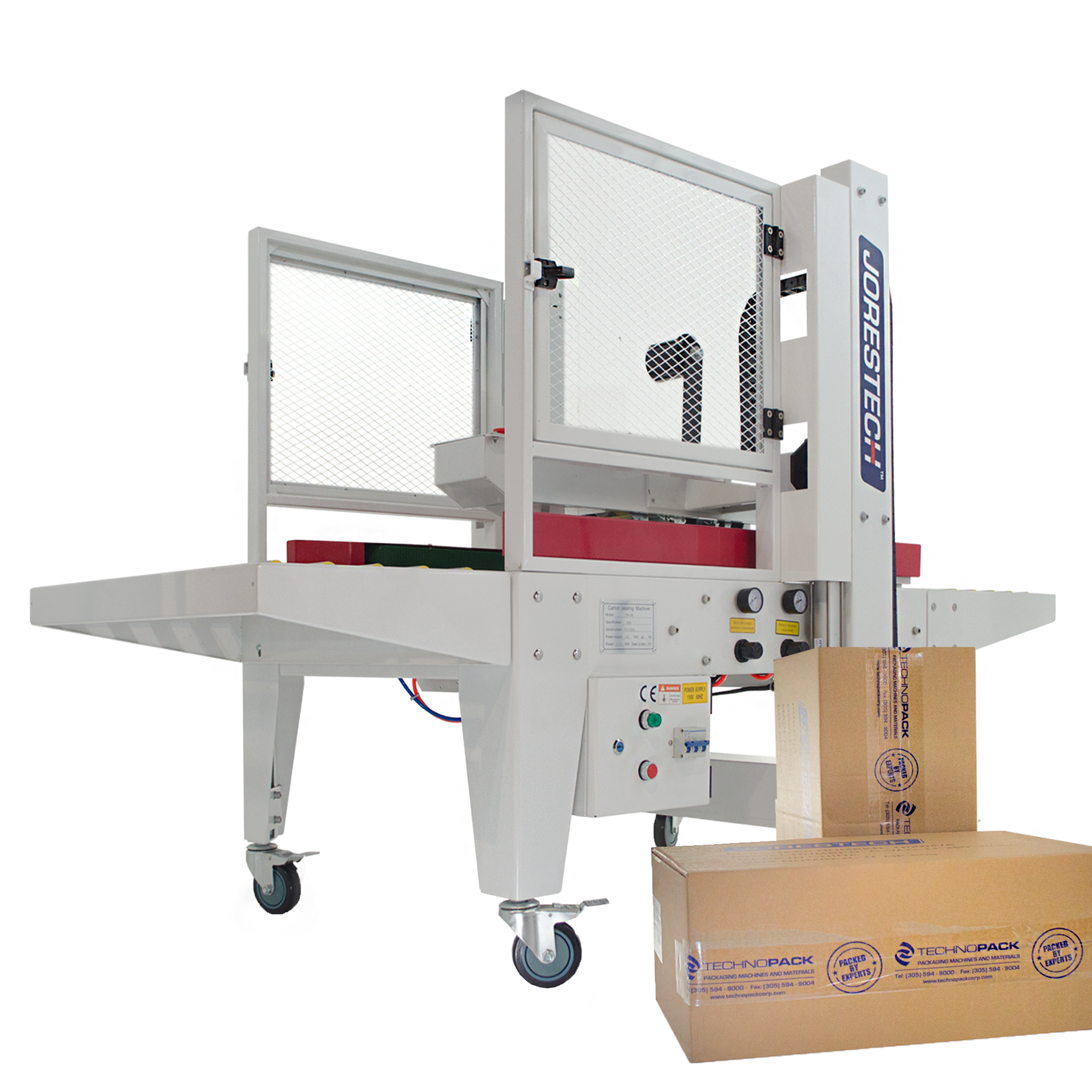 Jores Technologies Automatic Case Sealer Machine with Side Traction