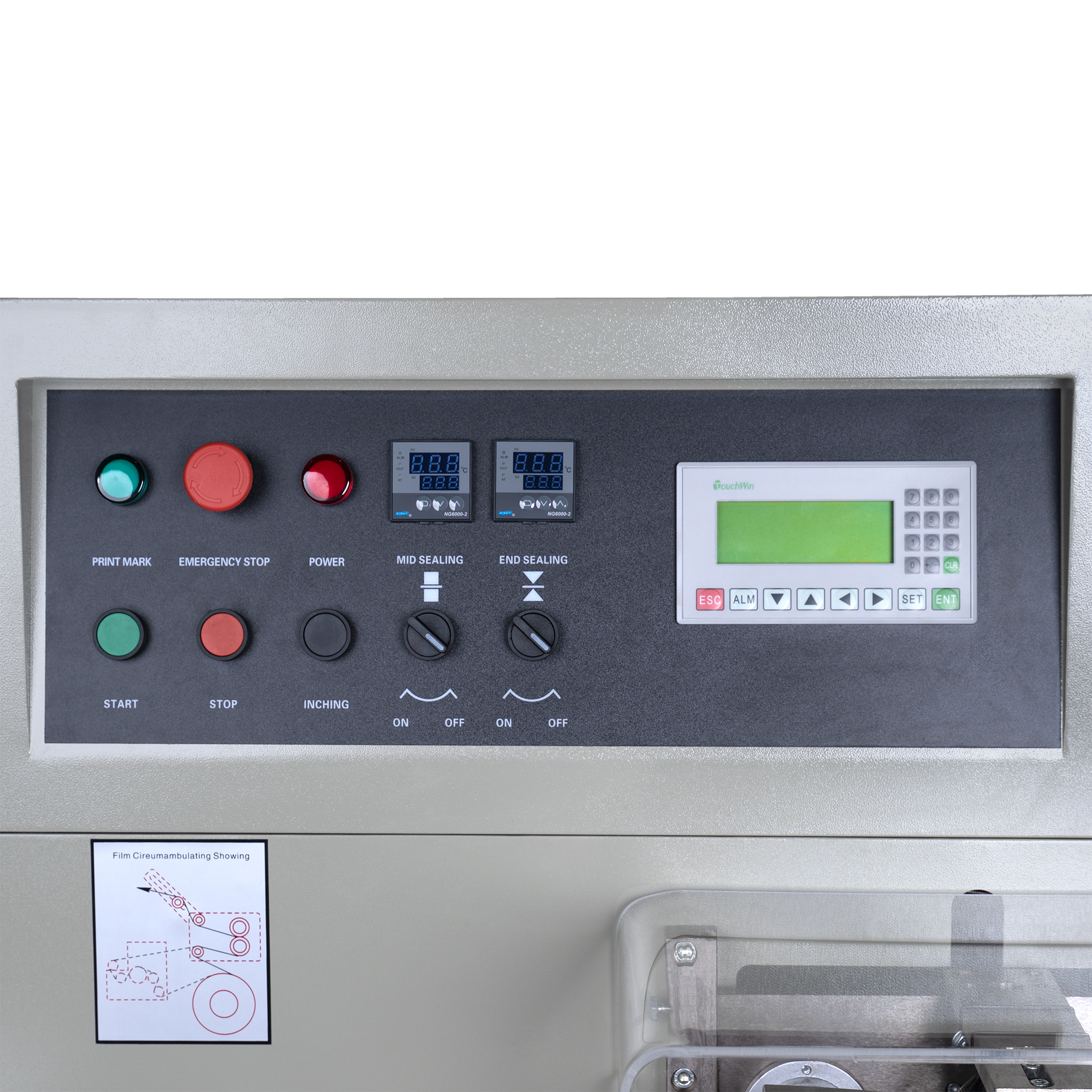 Jores Technologies Automatic Horizontal Flow Wrapper with Inverted Film Feeder