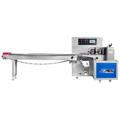 Jores Technologies Automatic Horizontal Flow Wrapper with Inverted Film Feeder
