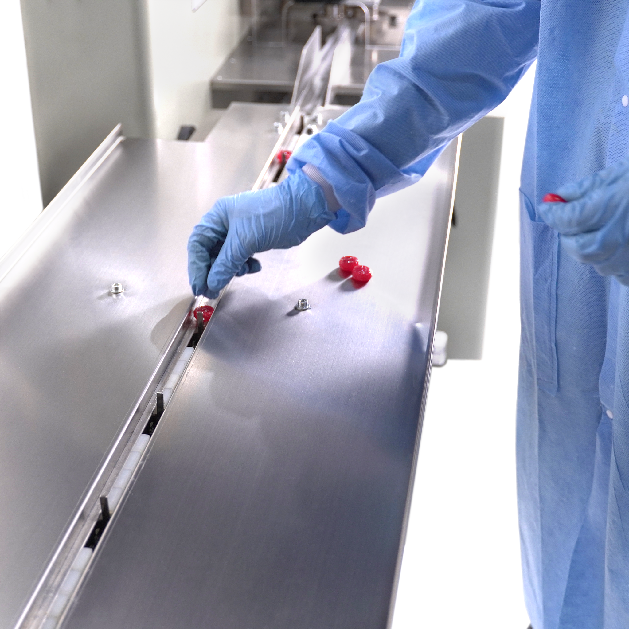 Jores Technologies Automatic Horizontal Flow Wrapper with Inverted Film Feeder