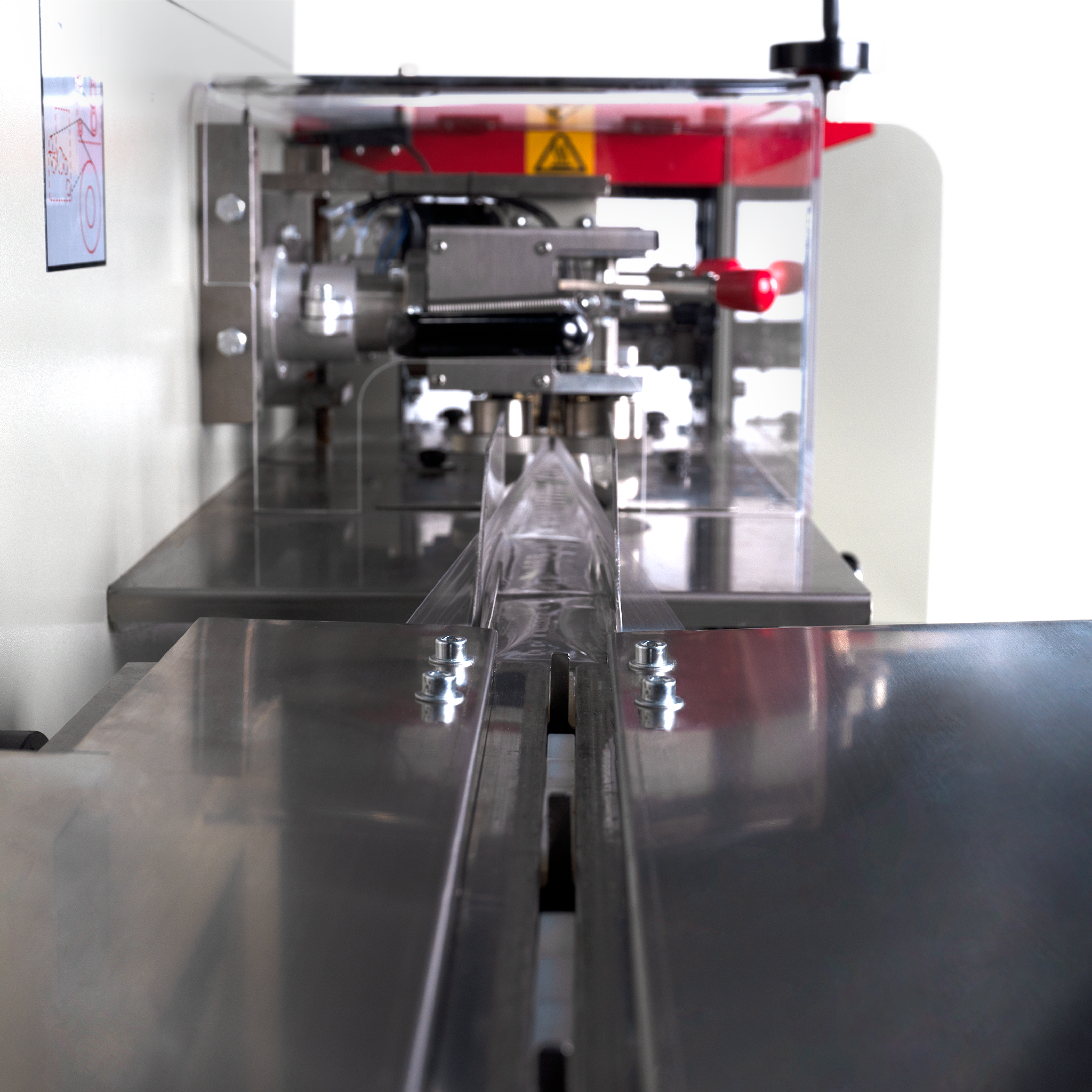 Jores Technologies Automatic Horizontal Flow Wrapper with Inverted Film Feeder
