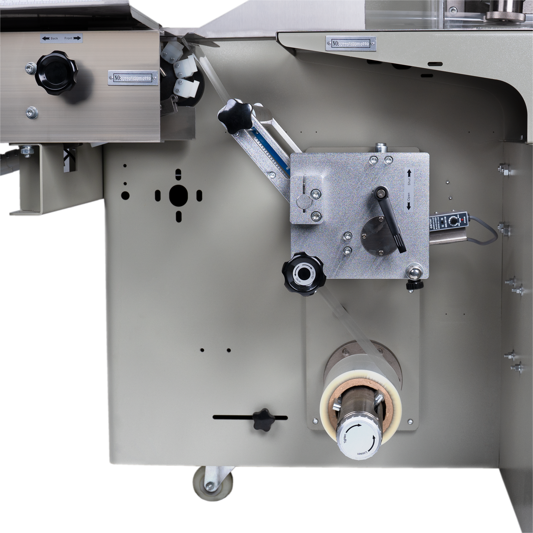 Jores Technologies Automatic Horizontal Flow Wrapper with Inverted Film Feeder