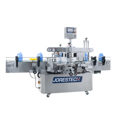 Jores Technologies Dual Automatic Label Applicator for Flat and Oval Containers
