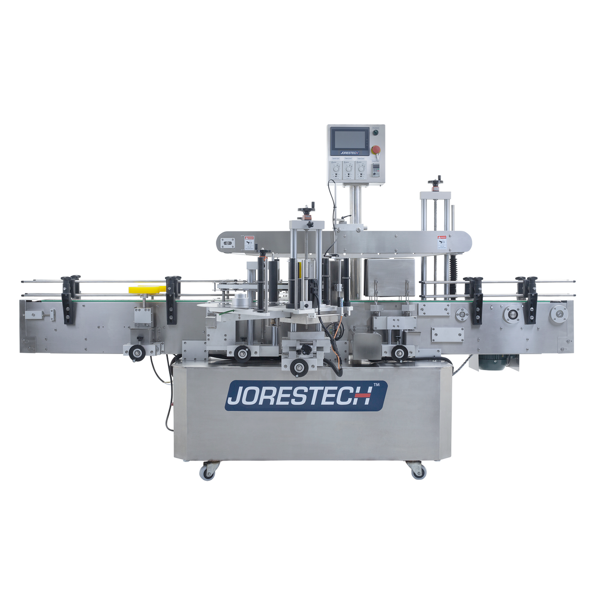 Jores Technologies Dual Automatic Label Applicator for Flat and Oval Containers