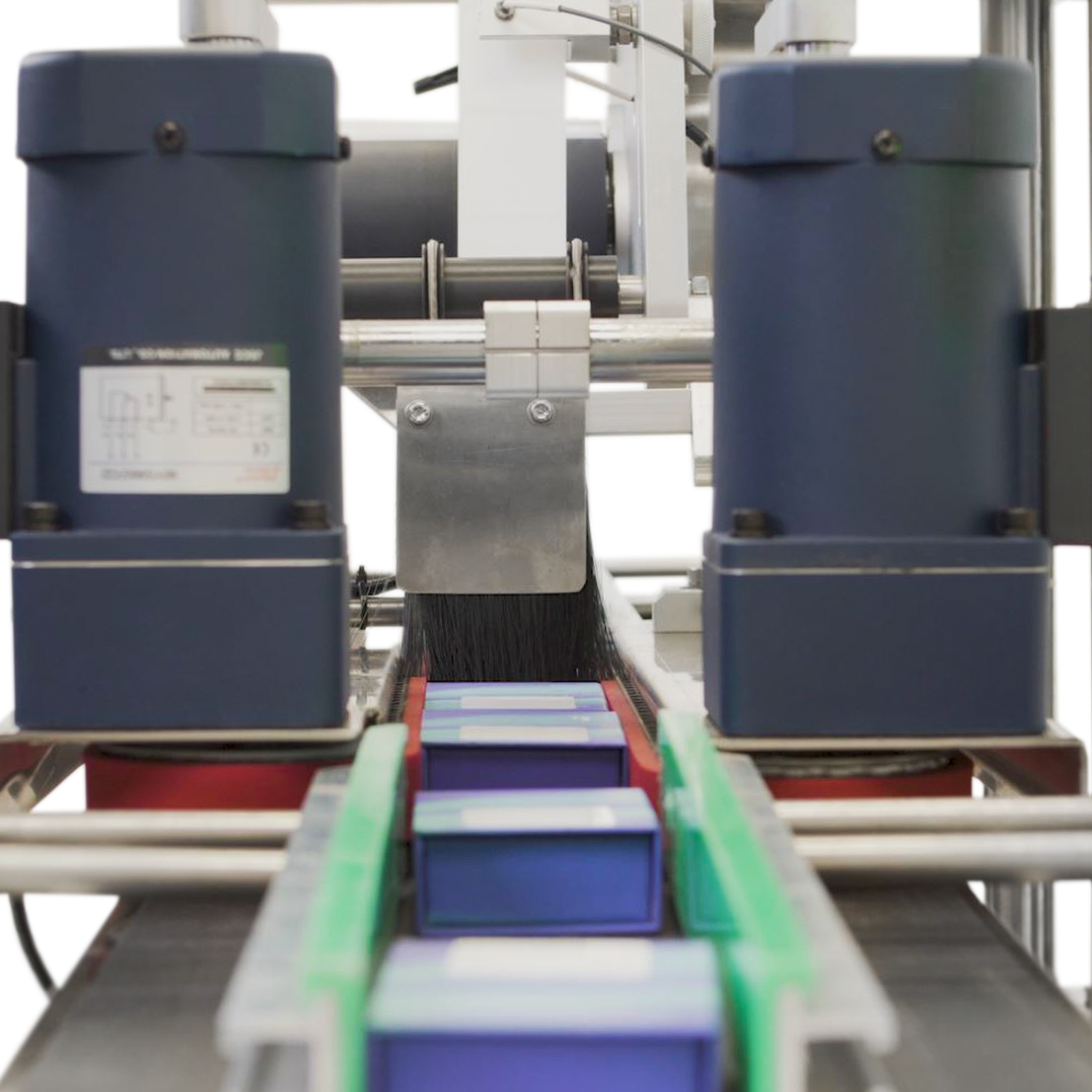Jores Technologies Automatic Label Applicator for Flat Containers