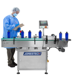 Jores Technologies Automatic Label Applicator for Round Containers