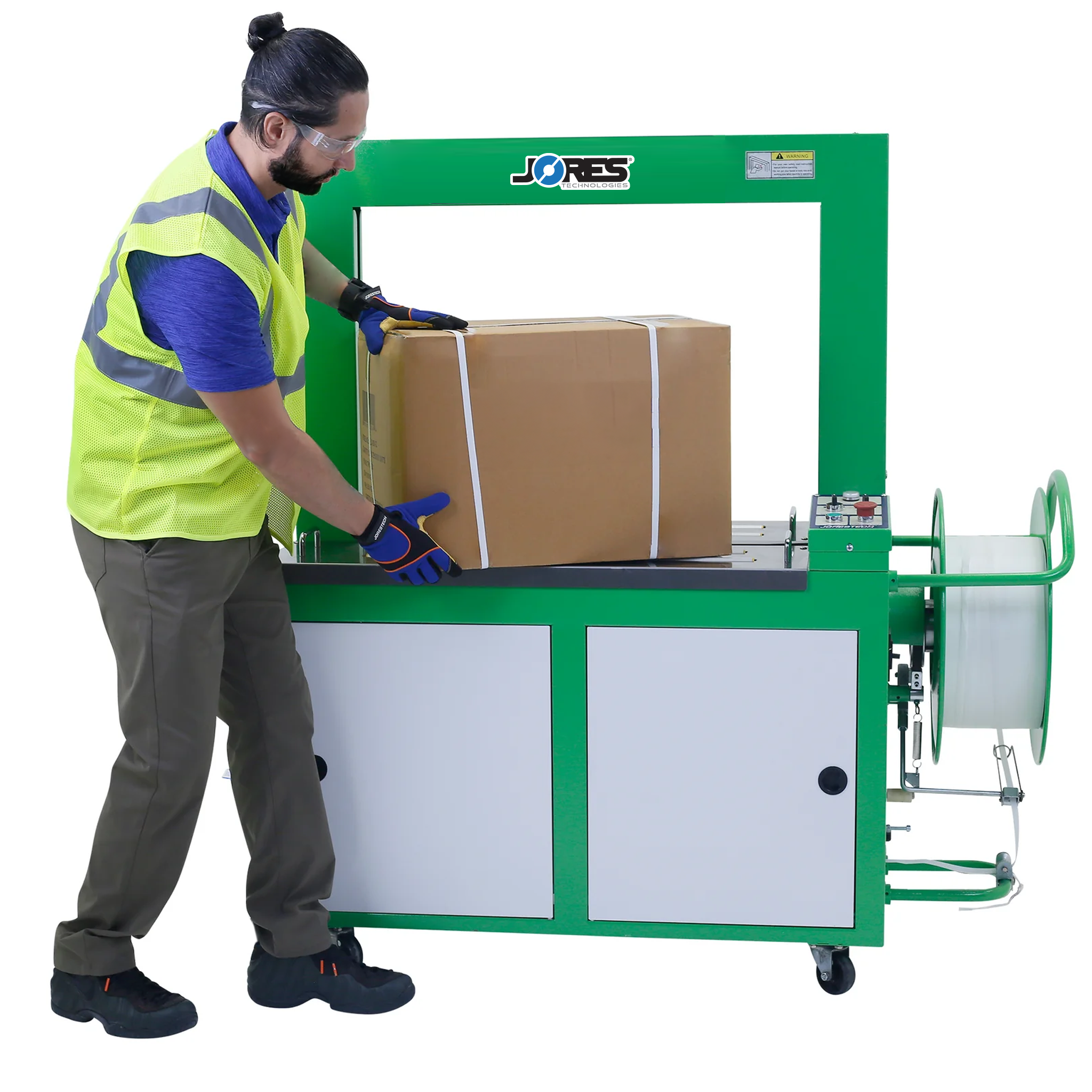 Jores Technologies Automatic Poly Strapping Machine