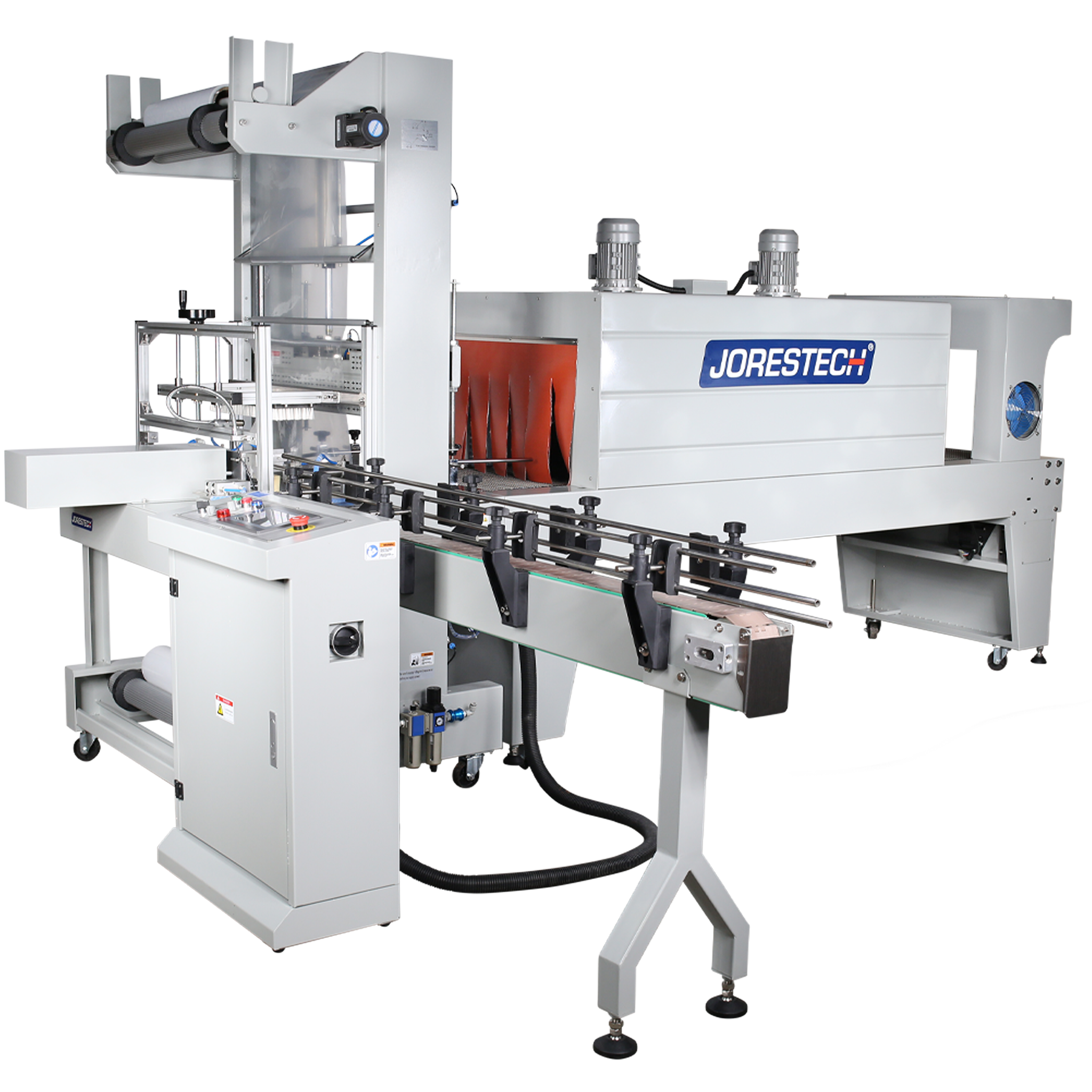 Jores Technologies Automatic Shrink Sleeve Wrapping System