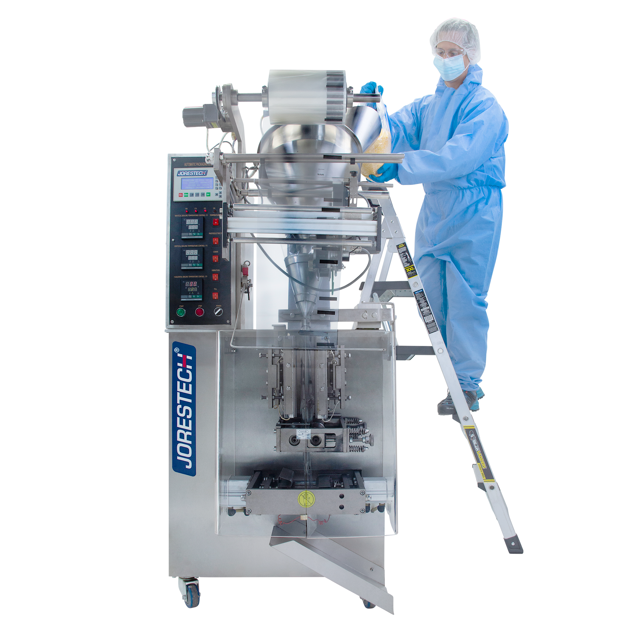 Jores Technologies Automatic Vertical Sachet Forming, Powder Filling, and Sealing Machine - 100 ml