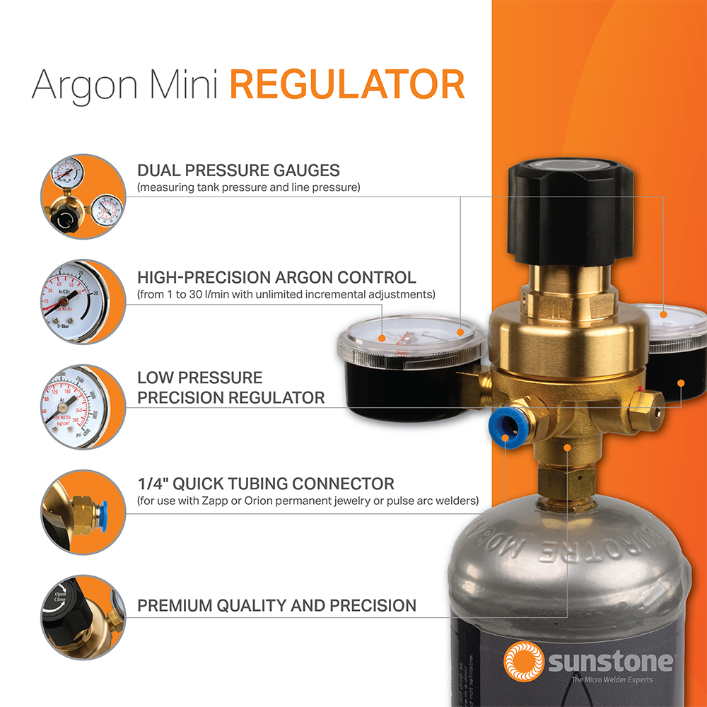 Sunstone Welders Argon Mini® Regulator