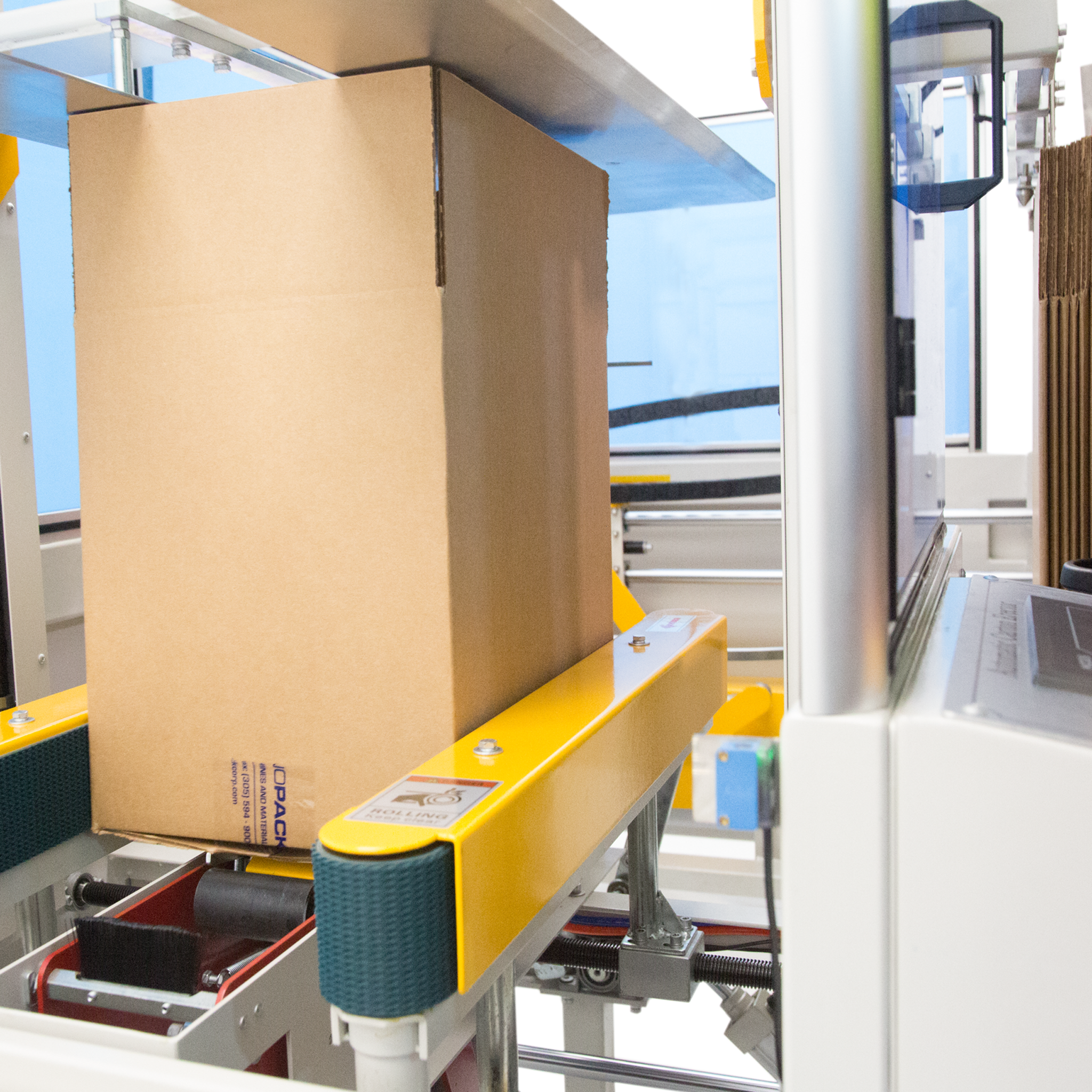 Jores Technologies Automatic Case Erector with Bottom Tape Sealer