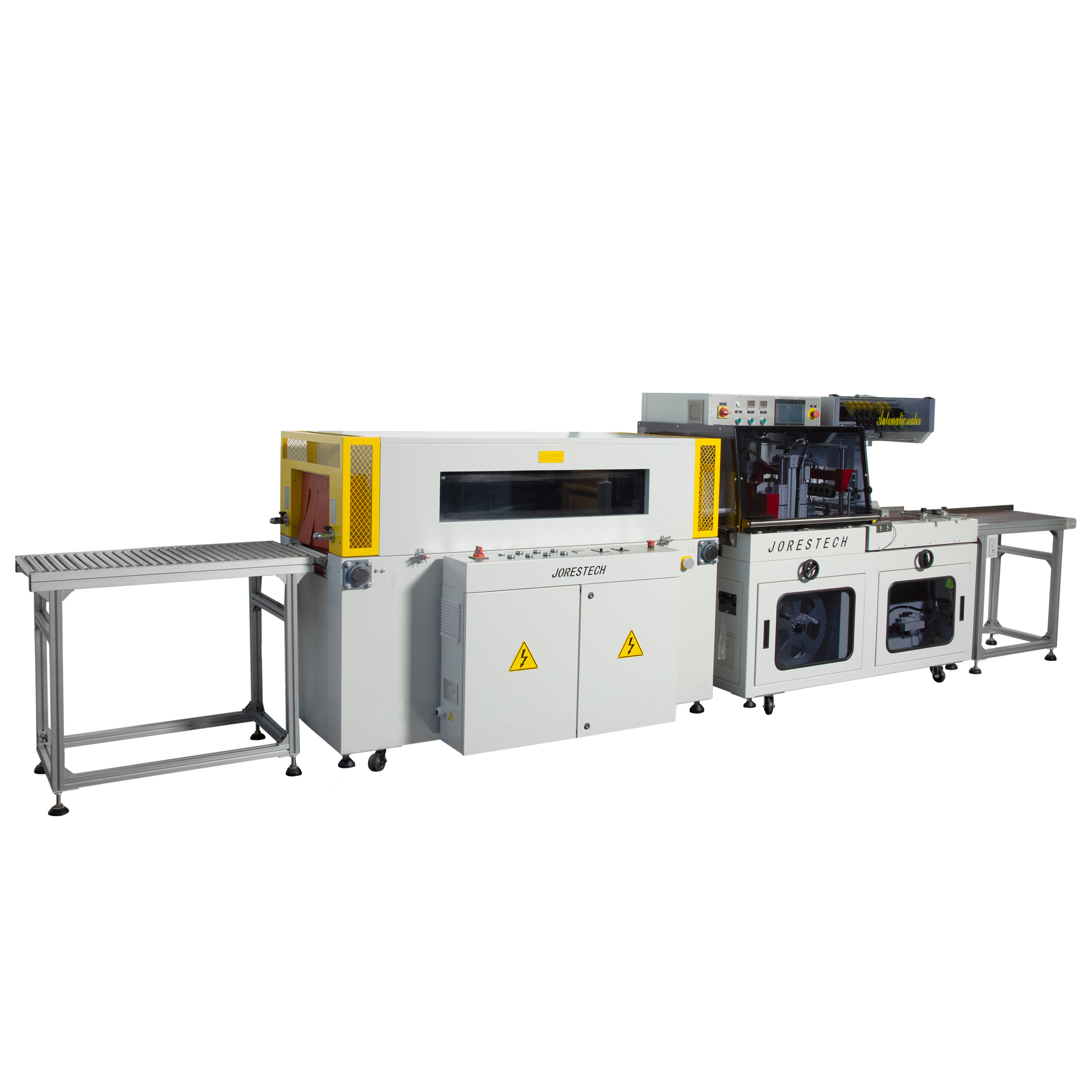 Jores Technologies Complete Automatic Side Seal Shrink Wrapping System