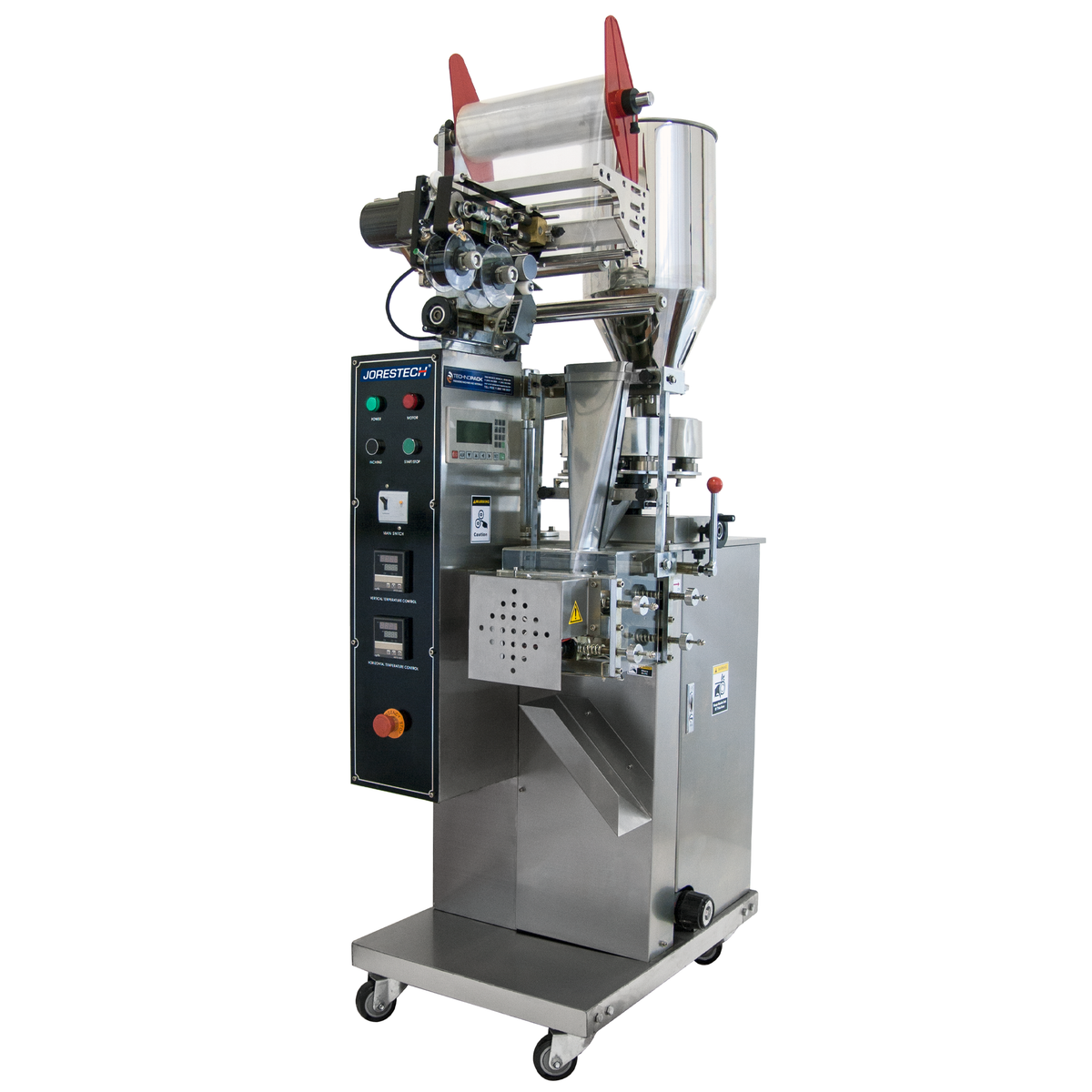 Jores Technologies Automatic Vertical Sachet Forming, Granule Filling, and Sealing Machine – 40 ml