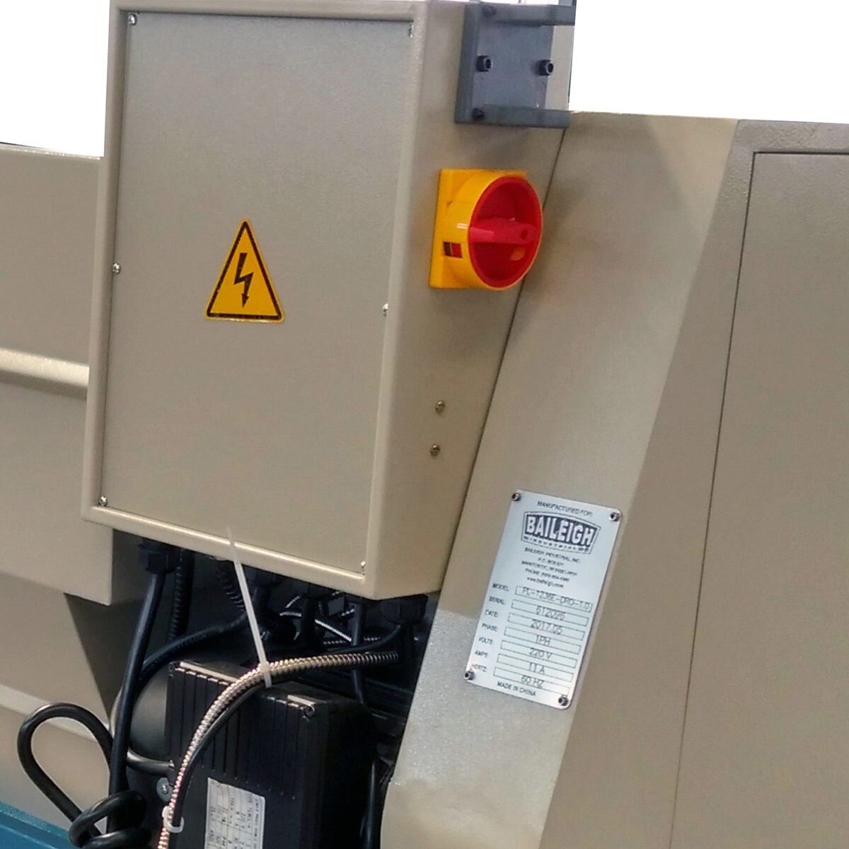 Baileigh Industrial BA9-1016617 Metal Lathe PL-1236E-DRO