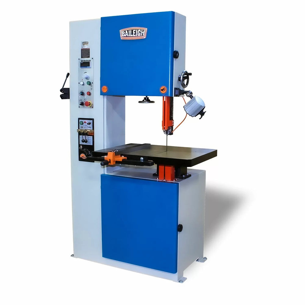 Bailiff band saw machine on a white background