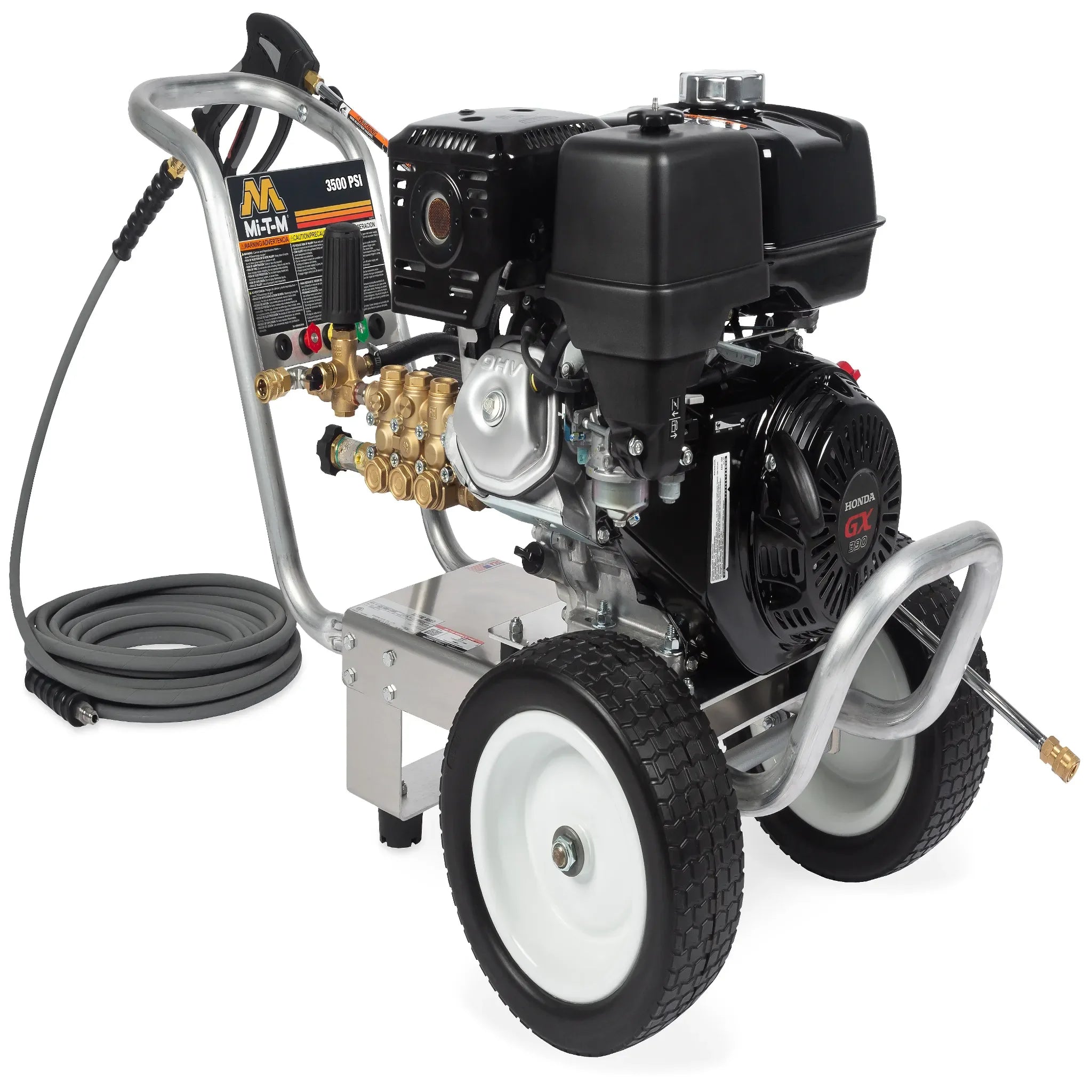 Mi-T-M CA Aluminum Series Gasoline Direct Drive - CA-3504-1MGH - Commercial Cleaning – Pressure Washer, 3500 PSI, 125 lbs