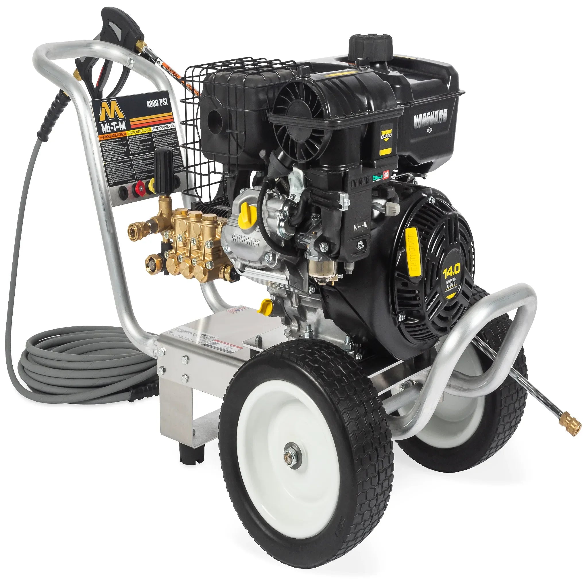 Mi-T-M CA-4004-1MAV Aluminum Pressure Washer – 4000 PSI, 3.5 GPM, Vanguard OHV
