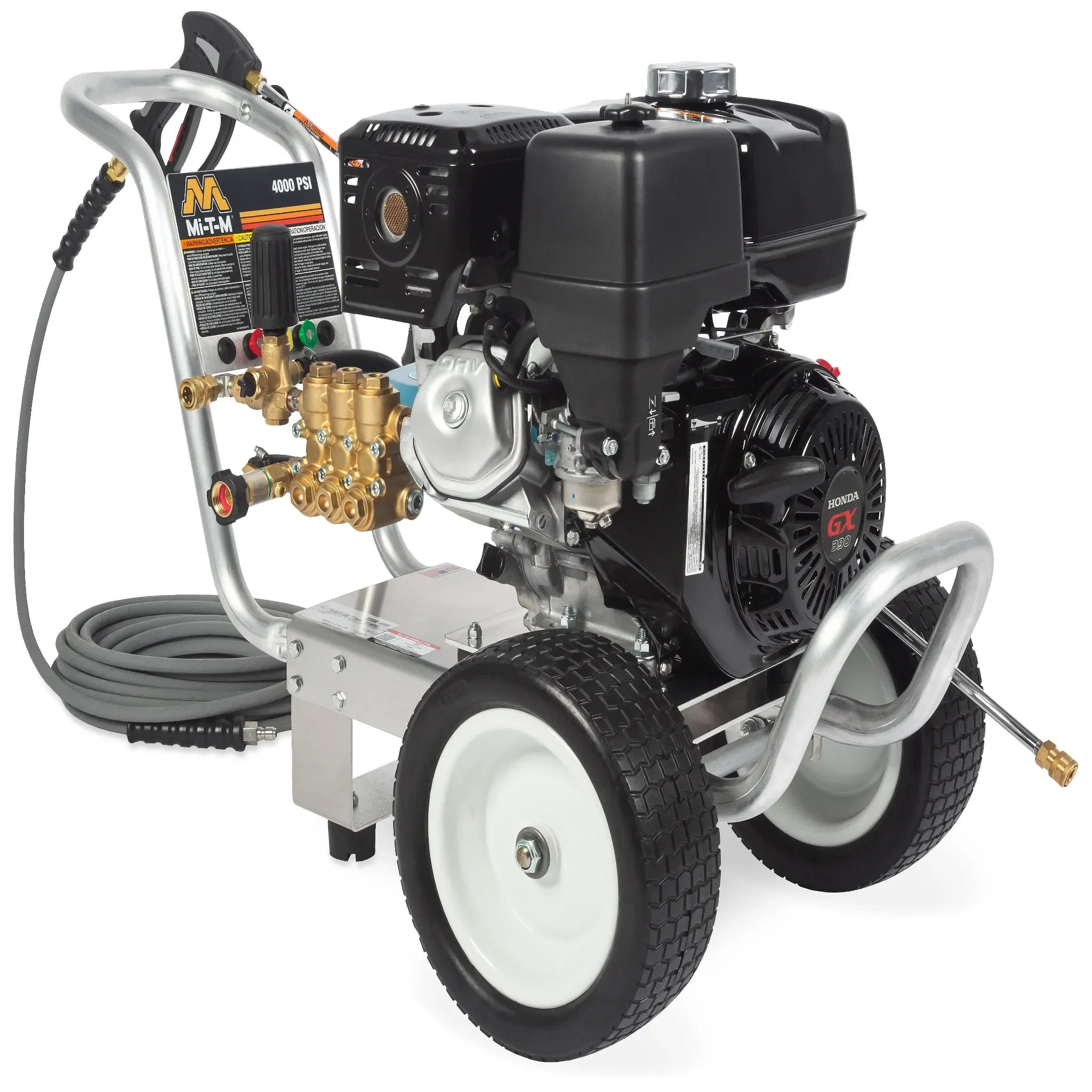 Mi-T-M CA Aluminum Series Gasoline Direct Drive - CA-4004-1MCH - Commercial Cleaning – Pressure Washer, 4000 PSI, 128 lbs
